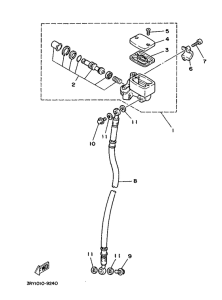 CY90 Bomba de freno delantera
