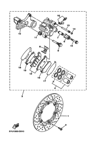 MT01 Задний суппорт