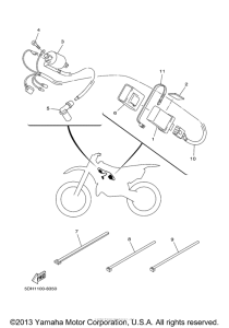 YZ125M1 Электрика