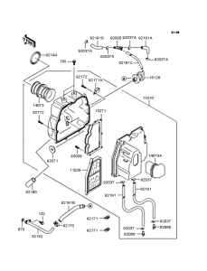 BJ250 Воздушный фильтр