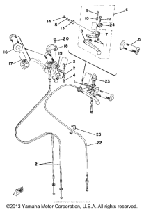 TZ250F Handle - wire