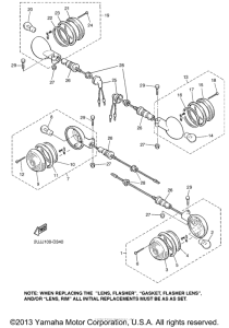 XV535HC Поворотники