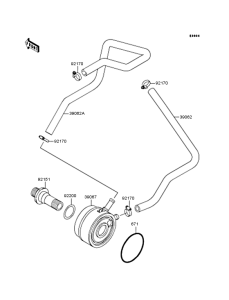 ZX900 Масляный картер