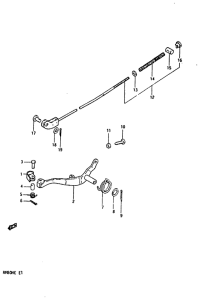 RM80 Передний суппорт