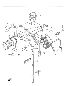 DR650 Воздухоочиститель
