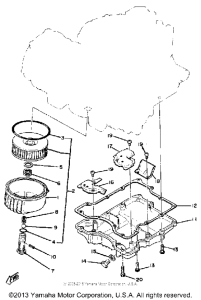 XS1100E Масляный фильтр