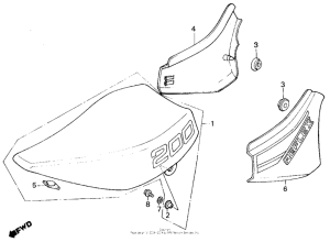 TLR200 Сиденье