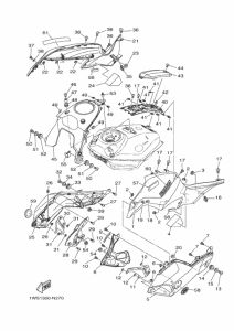 MT07 Топливный бак