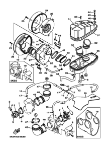 XVS1100A XVS11AR Впускная система