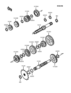 KMX80 Трансмиссия
