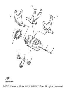 WR400FK Вилки переключения
