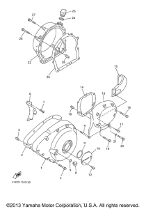 XVZ1300LTM Боковые крышки