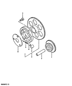 GS650 Муфта стартера