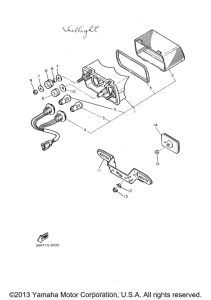 FZR600RE Фонарь