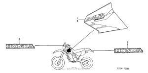 XR250R Наклейки