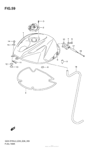 GSX-R750 Fuel Tank (E33)