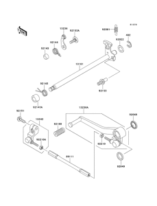 ZX600 Переключатель передач