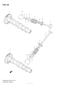 AN650 (ABS) Распределительного вала  /  клапана