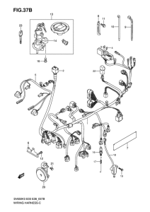 SV650 Жгут проводов