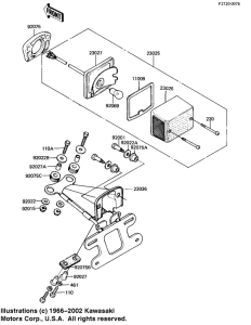 KL250 Taillight unit ass`y