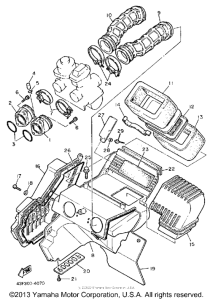 XT600SC Воздушный фильтр