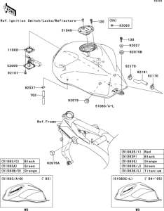 ZR1000 Fuel tank(1 / 2)