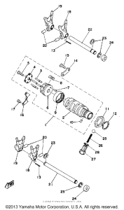 TZ350E Переключение скоростей