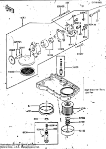 KZ700 Насос масляный  / фильтр масляный