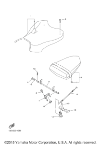 YZF-R6 Сиденье