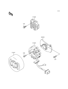 KDX125 Генератор