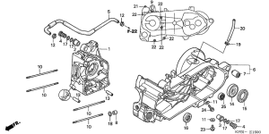 NSS250 Картер двигателя