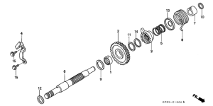 XR250R Кик стартер