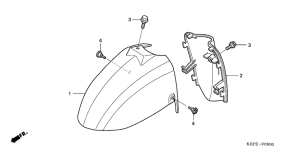 SCV100 Переднее крыло