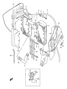 RMX250 Радиатор
