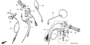 C50 Switch / lever / cable
