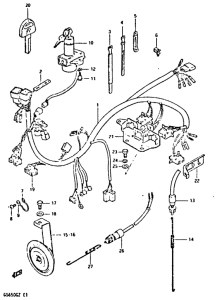 GS650 Жгут проводов