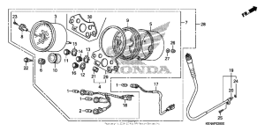 CMX250C Спидометр