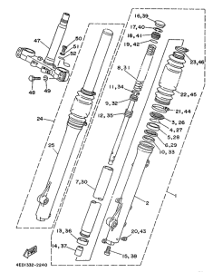 DT80LC Передняя вилка