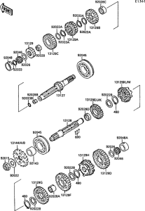 ZX750 Transmission(1 / 2)