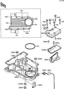ZX750 Поддон картера