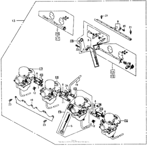 CB750 Carburetor assy. (link)