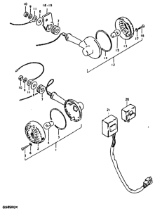 GS850 Поворотники