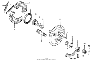 MR175 Передний тормоз