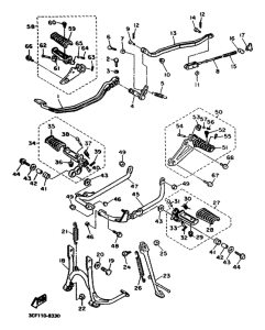 XV1100 Stand. footrest