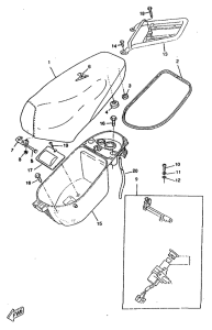 CW50RS Сидение
