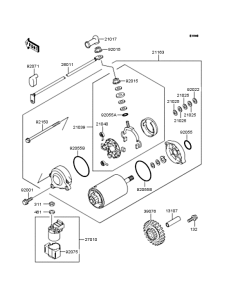 ZX1100 Стартер