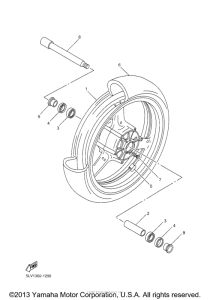 FZS1000RC Переднее колесо