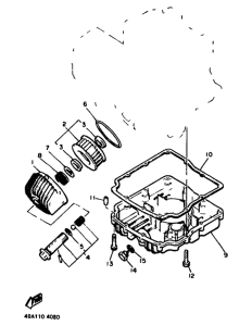 XJ600 Масляный фильтр