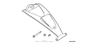 VTX1800S1 Leather tank belt (plain)