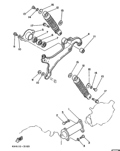 PW50 Hinterradschwinge aufhang